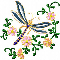 Butterfly Embroidery Design 2